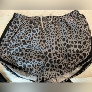 Black White and Gray Nike Running shorts
